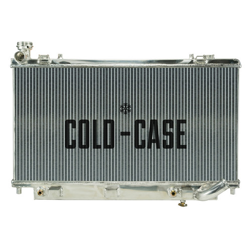 Cold Case Radiators LMP5005A Radiator, 31 in W x 21 in H x 2.750 in D, Driver Side Inlet, Passenger Side Outlet, Aluminum, Polished, Pontiac G8 2008-09, Each