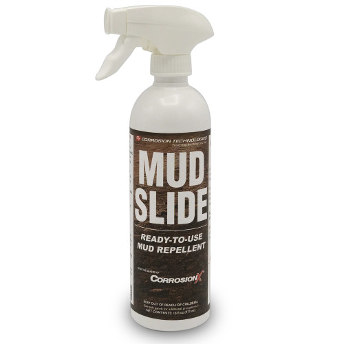 Corrosion Technologies CNX36102 Mud Repellent, Mud Slide, 16 oz Spray Bottle, Each