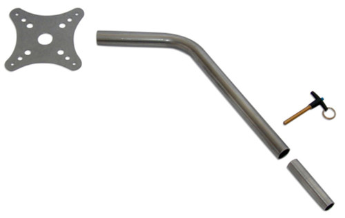 Competition Engineering C3451 Drag Parachute Bracket, Weld-On, Steel, Natural, Universal, Kit