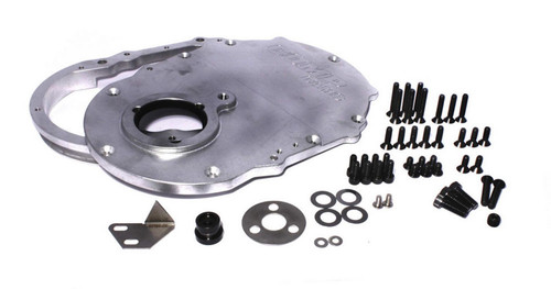 Comp Cams 217 Timing Cover, 2-Piece, Gaskets / Hardware / Seal / Timing Tab Included, Aluminum, Natural, Big Block Chevy, Kit