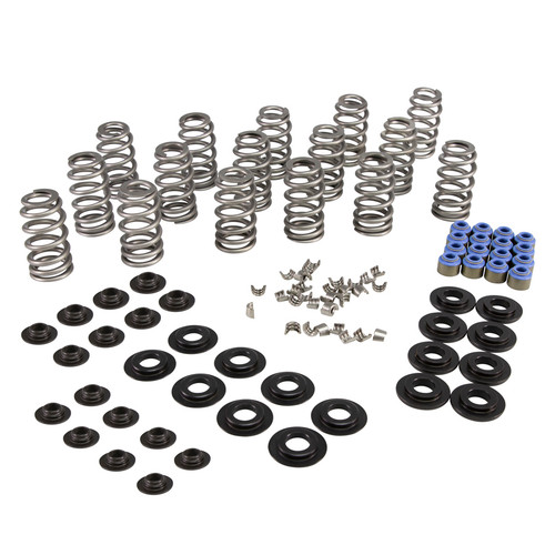 Comp Cams 26918CB-KIT Valve Spring Kit, Beehive Spring, 372 lb/in Rate, 1.140 in Coil Bind, 1.310 in OD, Chromoly Retainer, Viton Seal, Steel Seat, Mopar Gen III Hemi, Kit