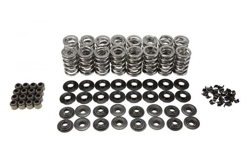 Comp Cams 26925CS-KIT Valve Spring Kit, Dual Spring, 400 lb/in Rate, 1.070 in Coil Bind, 1.320 in OD, Chromoly Retainer, Viton Seal, Steel Seat, GM LS-Series, Kit