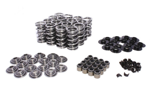 Comp Cams 26925TS-KIT Valve Spring Kit, Dual Spring, 400 lb/in Rate, 1.070 in Coil Bind, 1.320 in OD, Steel Retainer, Viton Seal, Steel Seat, GM LS-Series, Kit