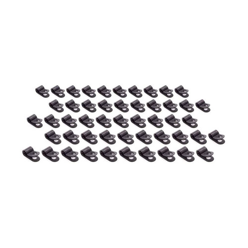 Allstar Performance ALL18310-50 Line Clamps, 3/16 in. Nylon, 50 Pack