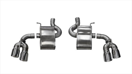 Corsa Performance 14786 Exhaust System, SPORT, Axle-Back, 2-3/4 in Diameter, 4 in Tips, Stainless, Polished, V8, SS / ZL1, Chevy Camaro 2016-18, Kit