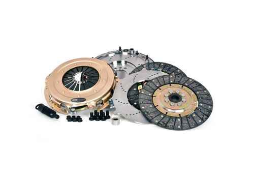 Centerforce 412614820 Clutch Kit, SST, Dual Disc, 10.40 in Diameter, 1-1/8 in x 26 Spline, Solid Hub, Flywheel, Organic, GM, Kit