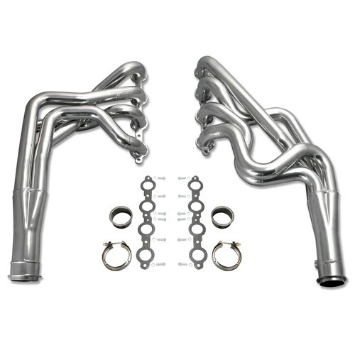 Dougs Headers D3351 Headers, Full Length, 1-7/8 in Primary, 3 in Collector, Steel, Silver Ceramic, GM LS-Series, GM F-Body 1975-81, Pair