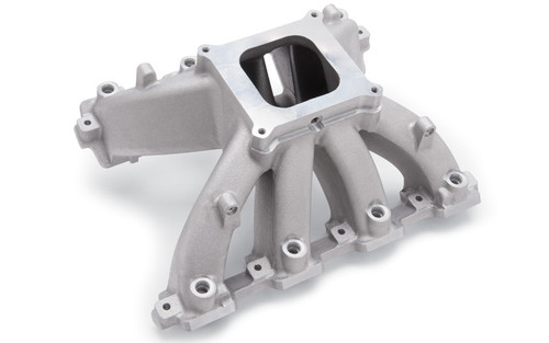 Edelbrock 28875 Intake Manifold, Super Victor LS7, Competition EFI Flange, Single Plane, Aluminum, Natural, GM LS-Series, Each