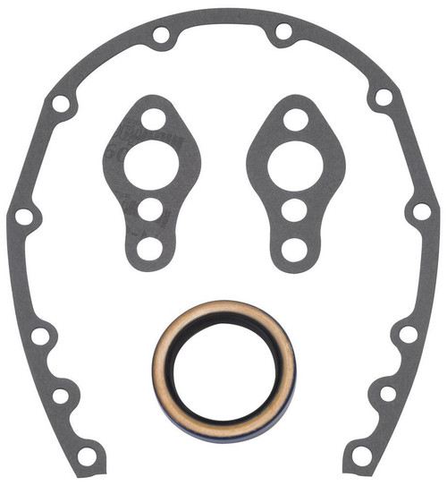 Edelbrock 6997 Timing Cover Gasket, Composite, Small Block Chevy, Kit