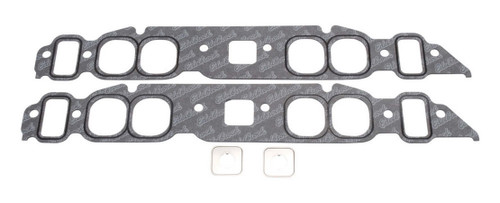 Edelbrock 7203 Intake Manifold Gasket, 0.060 in Thick, 1.820 x 2.050 in Oval Port, Composite, Big Block Chevy, Kit