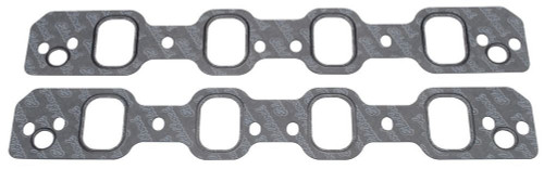 Edelbrock 7265 Intake Manifold Gasket, 0.060 in Thick, 1.520 x 2.160 in Rectangular Port, Composite, Ford Cleveland / Modified, Pair