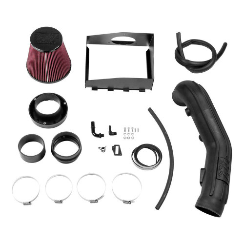 Flowmaster 615127 Air Induction System, Delta Force, Reusable Oiled Filter, Plastic, Black, 5.0 L, Ford Coyote, Ford Fullsize Truck 2011-14, Kit