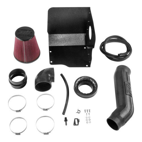 Flowmaster 615138 Air Induction System, Delta Force, Reusable Oiled Filter, Plastic, Black, 6.0 L, GM Fullsize Truck 2016-18, Kit