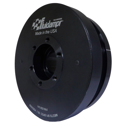 Fluidampr 830141 Harmonic Balancer, 8.375 in OD, SFI 18.1, External Balance, Steel, Black Oxide, Each