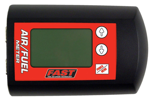 Fast Electronics 170401 Air-Fuel Ratio Gauge, Single Sensor, Wideband, Electric, Digital, Data Logging, Rectangle, O2 Sensors / Cables, Black / Red Face, Gas, Each
