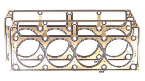 Chevrolet Performance 12498544 Cylinder Head Gasket, 3.920 in Bore, 0.051 in Compression Thickness, Multi-Layer Steel, LS1 / LS6, GM LS-Series, Pair