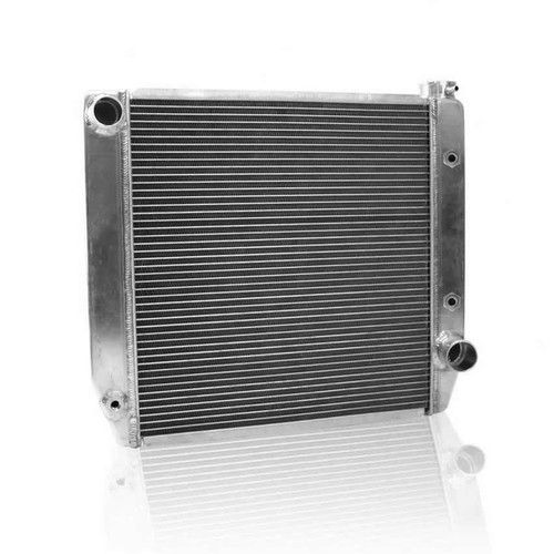 Griffin 1-25182-X Radiator, ClassicCool, 22 in W x 19 in H x 3 in D, Driver Side Inlet, Passenger Side Outlet, Aluminum, Natural, Each