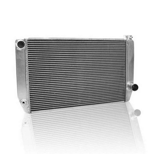 Griffin 1-25241-X Radiator, ClassicCool, 27.500 in W x 15.500 in H x 3 in D, Driver Side Inlet, Passenger Side Outlet, Aluminum, Natural, Each