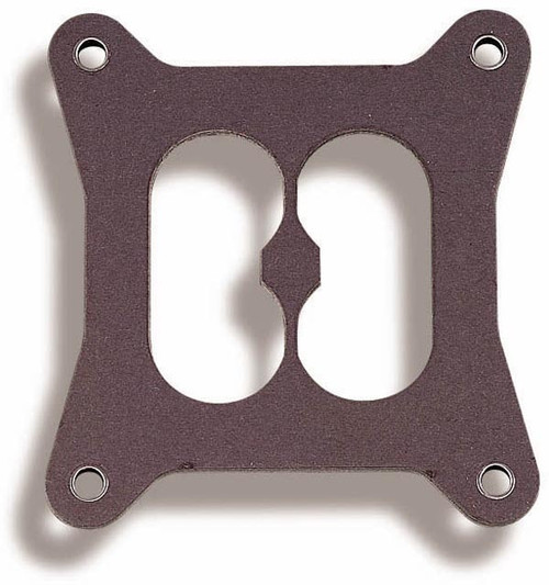 Holley 108-18 Carburetor Base Plate Gasket, 4-Barrel, Divided, Composite, Square Bore, Each
