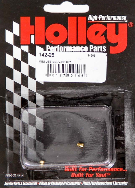 Holley 142-28 Carburetor Emulsion Jet, 0.028 in ID, Number 28, Brass, Holley Carburetors, Pair