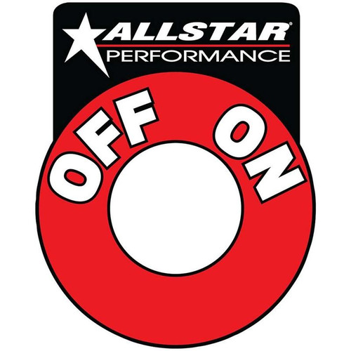 Allstar Performance ALL99045 Repl On/Off Batt Disc Decal