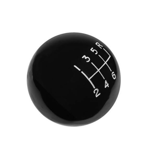 Hurst 1630140 Shifter Knob, Classic, 3/8-16 in Thread, Plastic, Black, 6 Speed, Universal, Each