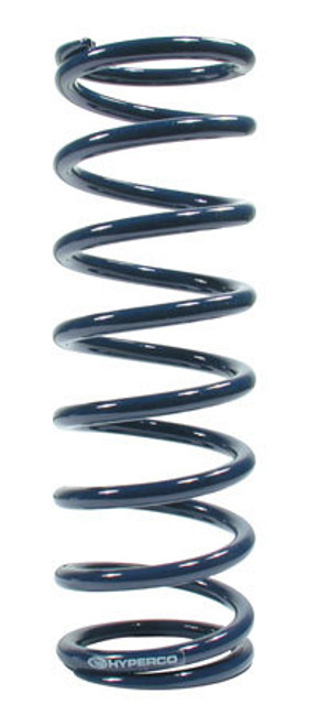 Hyperco 1810D0125 Coil Spring, Coil-Over, 1.875 in ID, 10.000 in Length, 125 lb/in Spring Rate, Steel, Blue Powder Coat, Each