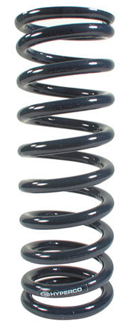 Hyperco 18SN-375 Coil Spring, Conventional, 5.0 in OD, 11.000 in Length, 375 lb/in Spring Rate, Rear, Steel, Blue Powder Coat, Each