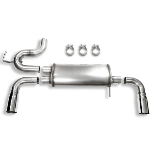 Jba Performance Exhaust 30-2546 Exhaust System, Axle-Back, 2-1/2 in Diameter, 3 in Tips, Stainless, Natural, Ford Midsize SUV 2021-22, Kit