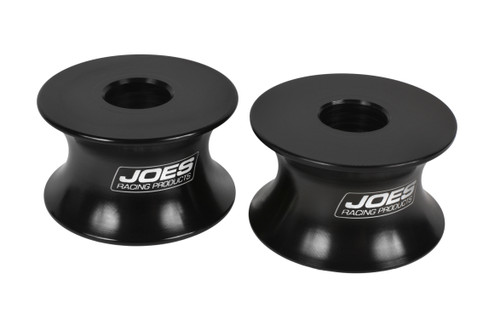 Joes Racing Products 10966-B Motor Mount Spacer, 1/2 in Thick, 1/2 in ID, Aluminum, Black Anodized, Pair