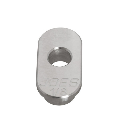 Joes Racing Products 14540 Control Arm Caster Slug, 1/2 in ID Hole, 1/8 in Offset, Aluminum, Natural, Joes Slotted A Plate, Each