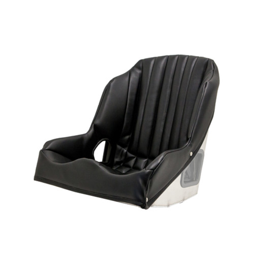 Kirkey 5517001V Seat Cover, Snap Attachment, Vinyl, Black, Kirkey 55 Series Vintage Class Bucket, 17 in Wide Seat, Each