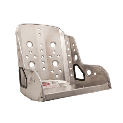 Kirkey 55170V Seat, 55V Series Vintage Class Bucket, 17 in Wide, Requires Snap Cover, Aluminum, Natural, Each