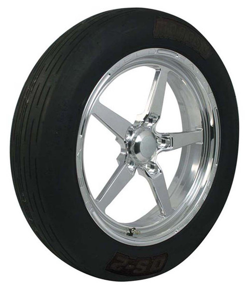Moroso 17029 Tire, Drag Front, DS2, 26.2 x 5.0-17, Bias Ply, 4 Ply Nylon, White Lettering, Each