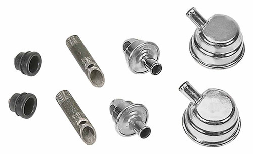 Moroso 25900 Crankcase Evacuation System, Weld-On, Breathers / Grommets / Check Valves / Fittings, Requires 5/8 in Hose, Steel, Kit