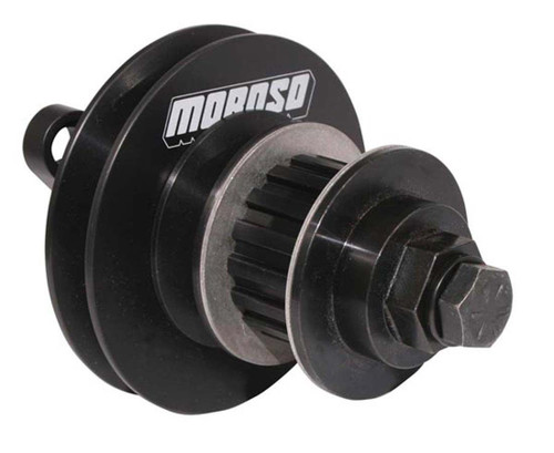Moroso 63860 Crank Mandrel Drive Kit, 2.99 in Long Mandrel, Gilmer / V-Belt Pulleys / Guides / Hardware / Spacers, GM LS-Series, Kit