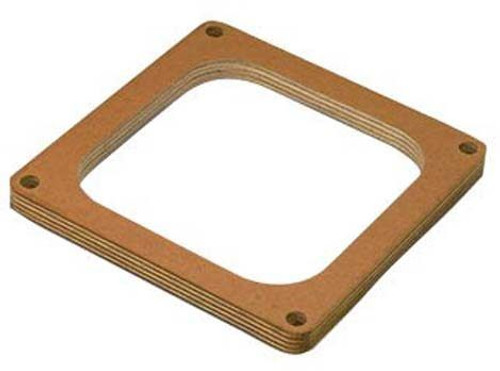 Moroso 65016 Carburetor Spacer, 1/2 in Thick, Open, Dominator Flange, Wood, Each