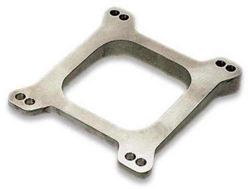 Moroso 65030 Carburetor Spacer, 5 Degree Angled, 0.830 in Thick, Square Bore, Aluminum, Natural, Each