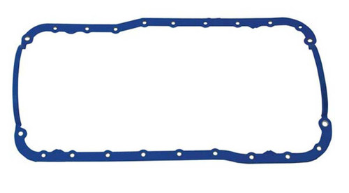Moroso 93163 Oil Pan Gasket, 1-Piece, Steel Core Rubber, Dimpled Rail Pan, Small Block Ford, Each