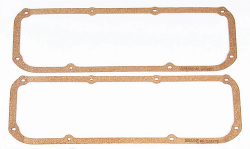 Mr. Gasket 274 Valve Cover Gasket, 0.187 in Thick, Cork / Rubber, Ford Cleveland / Modified, Pair
