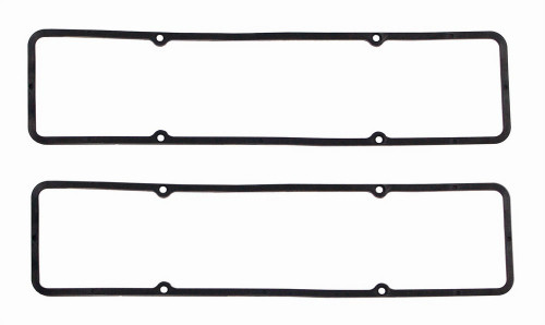 Mr. Gasket 585G Valve Cover Gasket, 0.187 in Thick, Steel Core Silicone Rubber, Small Block Chevy, Pair