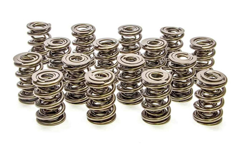Pac Racing Springs PAC-1247 Valve Spring, 1200 Series, Triple Spring, 689 lb/in Spring Rate, 1.130 in Coil Bind, 1.645 in OD, Set of 16