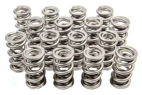 Pac Racing Springs PAC-1335 Valve Spring, 1300 Series, Dual Spring, 813 lb/in Spring Rate, 0.985 in Coil Bind, 1.300 in OD, Set of 16