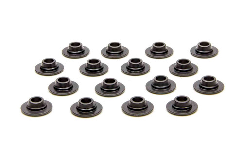 Pac Racing Springs PAC-R362 Valve Spring Retainer, 300 Series, 7 Degree, 0.640 in OD Step, Beehive Spring, Chromoly, Ford Modular, Set of 16