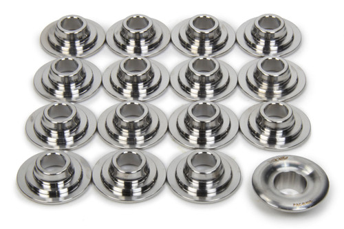 Pac Racing Springs PAC-R405 Valve Spring Retainer, 400 Series, 10 Degree, 1.090 in / 0.780 in OD Steps, Dual Spring, Titanium, Set of 16