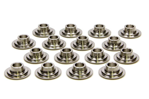 Pac Racing Springs PAC-R505 Valve Spring Retainer, 500 Series, 10 Degree, 1.090 in / 0.780 in OD Steps, Dual Spring, Titanium, Set of 16
