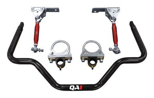 Qa1 52866 Sway Bar, Rear, 1-1/4 in Diameter, Steel, Black Powder Coat, QA1 F-100 Adjustable Rear Suspension Kits, Kit