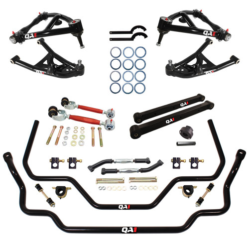 Qa1 HK32-GMA2 Suspension Handling Kit, Level 2, Bearings / Control Arms / Sway Bars / Tie Rod Sleeves, GM A-Body 1968-72, Kit