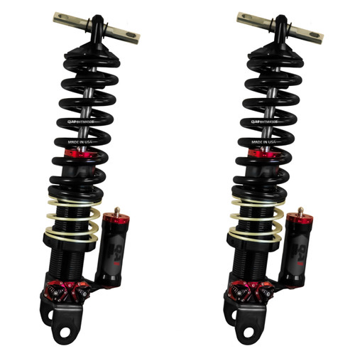 Qa1 RCK52474 Coil-Over Shock Kit, Mod Series, Twintube, 4-Way Adjustable, 550 lb/in Spring Rate, Rear, Aluminum, Chevy Corvette 1997-2013, Pair