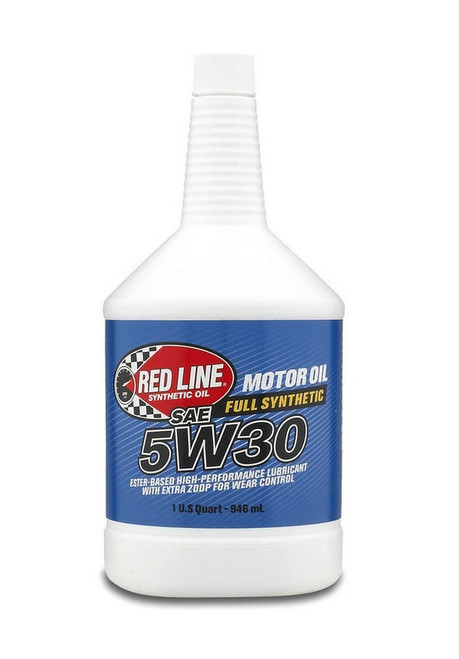 Redline Oil RED15304 Motor Oil, High Performance, High Zinc, 5W30, Synthetic, 1 qt Bottle, Each